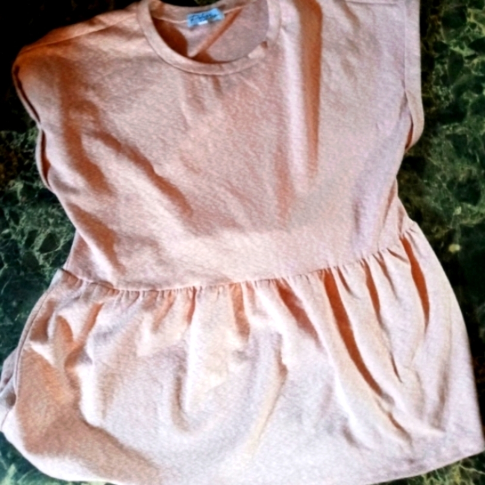 polagram tiered  babydoll Short Sleeve sweatshirt